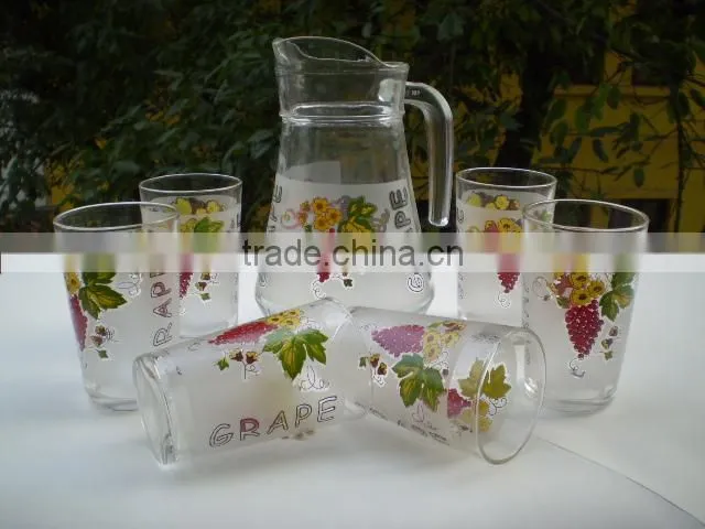 Hot Summer Glass Wine Bottle Set Of Lower Price And Vivid Impression