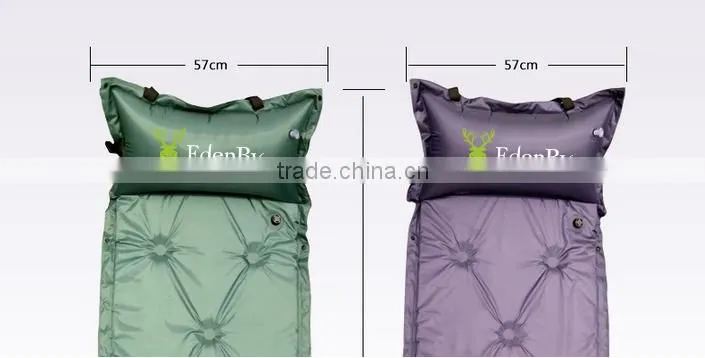 Self-Inflating Mattress with Pillow for Camping or hiking outdoor