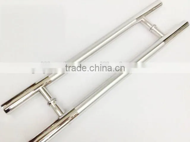 Polished Steel Door Handle 25mmx800mm