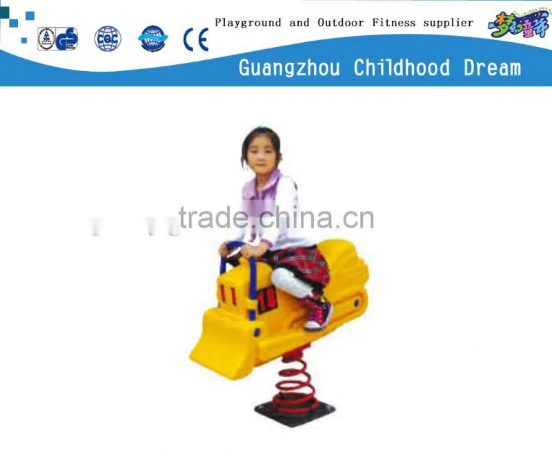 (HD-15713) Bulldozer outdoor playground spring rider toy