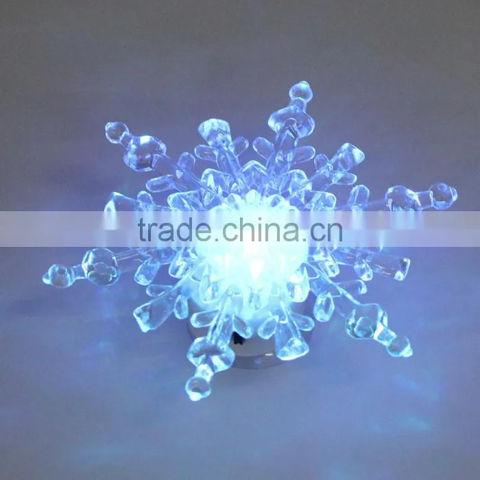 2015 Christmas Snow Flake LED Light Christmas party ,HOT085, Snow Flake Light for indoor and outdoor use