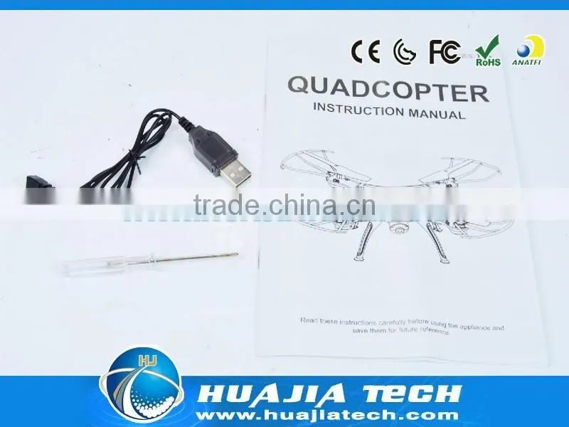 Manufacturer 2.4G 4.5CH remote control 6-axis aircraft helicopter UFO drone Gyro with camera White