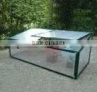 white cold frame with two vents