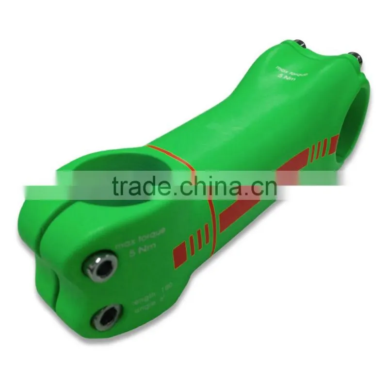 6 and 17 degree colorful super light full carbon fiber T700C bicycle 3k UD stem