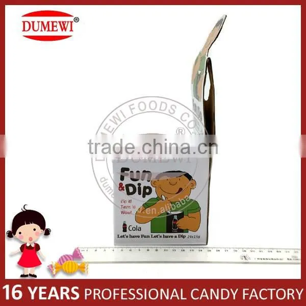 Cola Flavor Tablet Stick Candy with Sour Powder