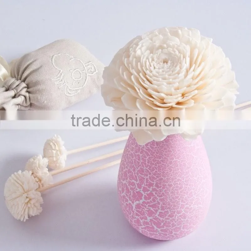 Rose Essence Black Aroma Diffuser Wood Cap With Screw Cap