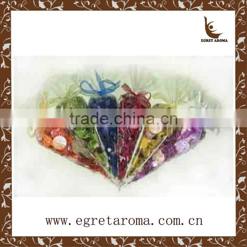 dired flower in OPP bag