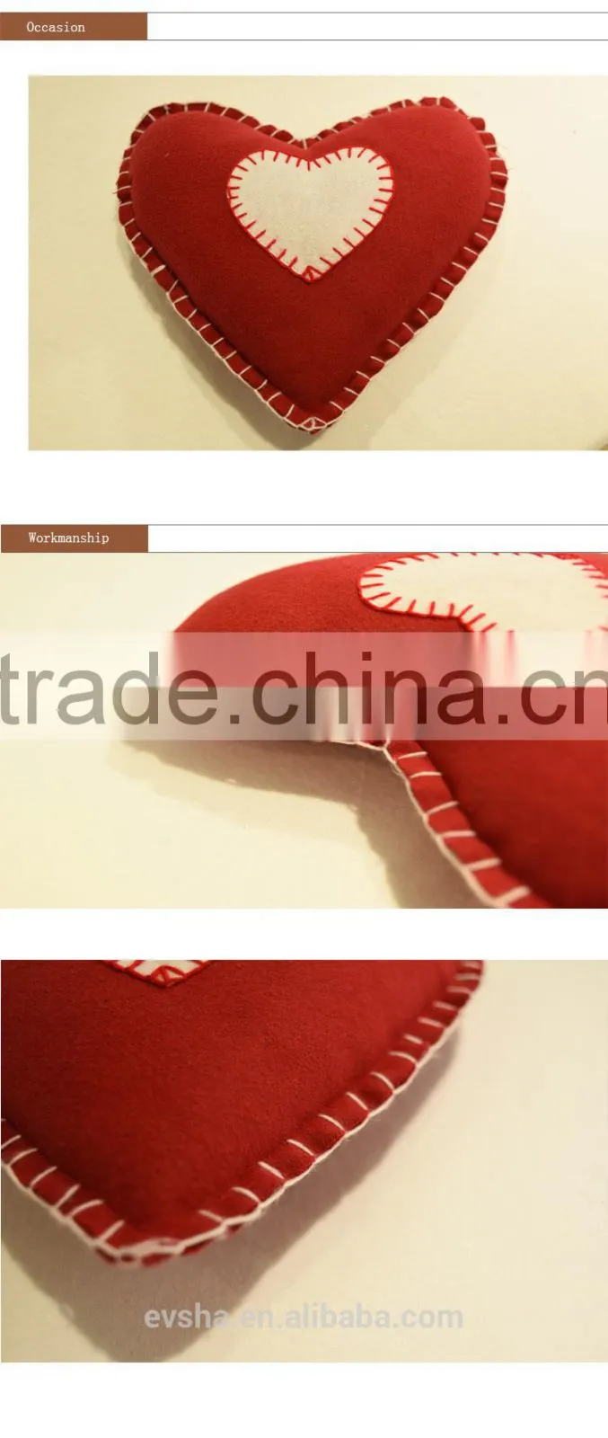 emoji pillow 2016 new design heart shaped cushion for decoration, hometextile cushions cover