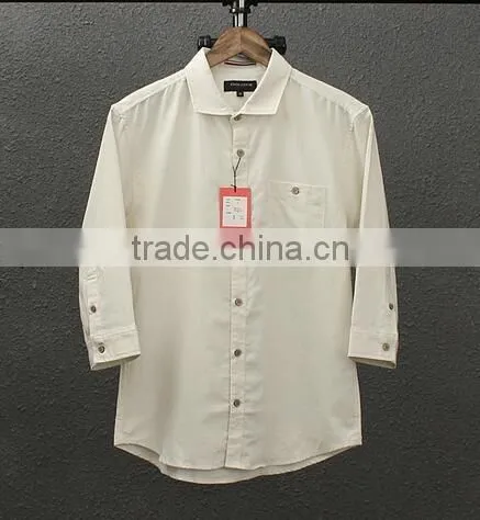 2016 men's long sleeve dress shirt , linen shirts