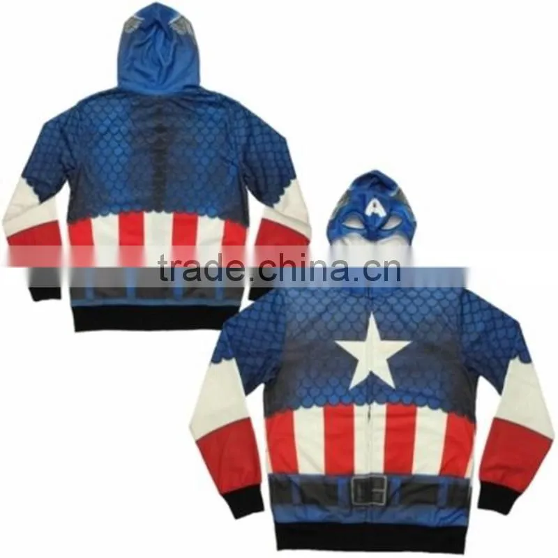 Unisex sublimated printing hoodies