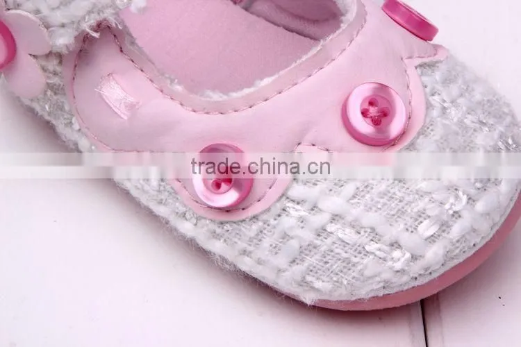 2014 wholesae Baby toddler shoes Baby soft bottom shoes with rubber soles for outdoor shoes