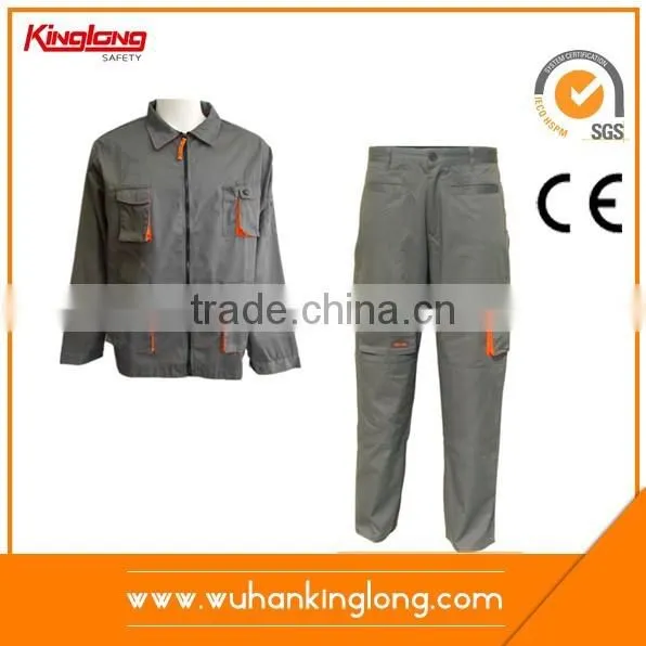 100%polycotton construction worker engineering uniform workwear suit