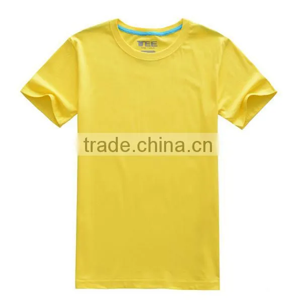 2017 Garment Factory Customized Your Own Brand Design Plain Color 95% Cotton 5% Spandex Private Label High Quailty Men T-shirts