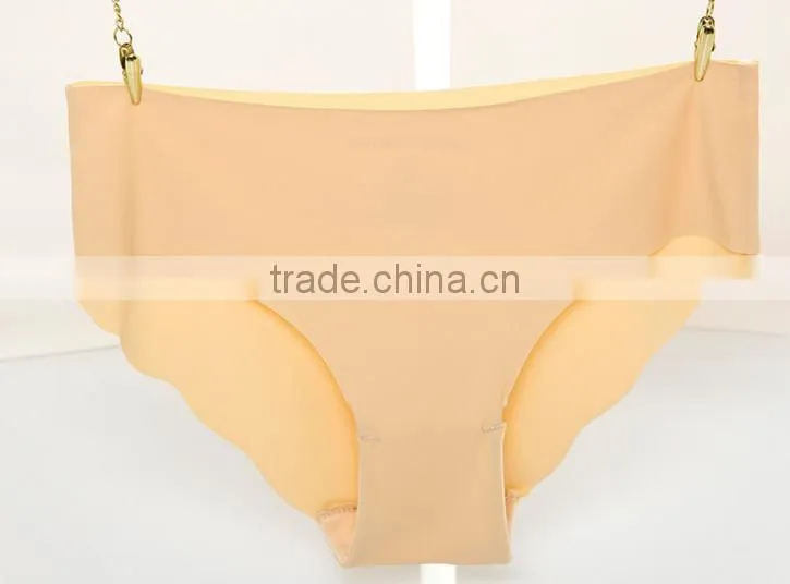 Customized Your Own Brand Lady Briefs Plain Solid Color 72%Polyester 28%Spandex Soft Healthy High Cut Seamless Women Underwear