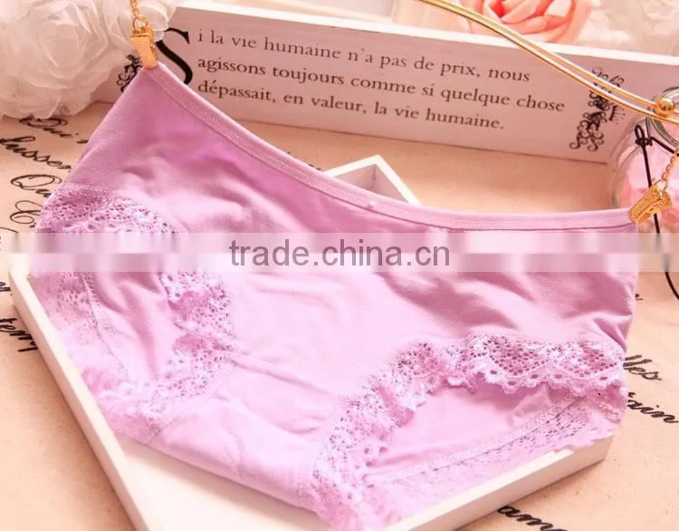 Fashion Hot Sexy Lace Women Underwear Girl Lady Panties Lingerie Underwear Cotton Sexy Lace Plus Size 100C