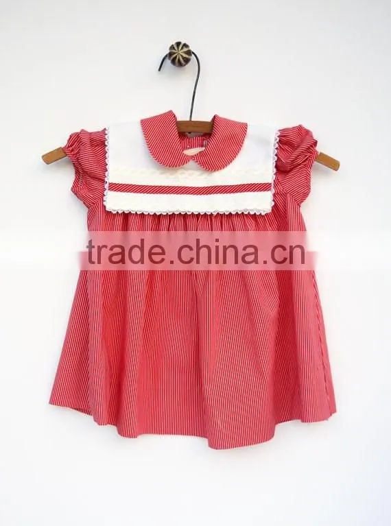 2016 factory directly supply cotton children latest dress style wholesales summer fashion cute Girl Dress 2-6 Years