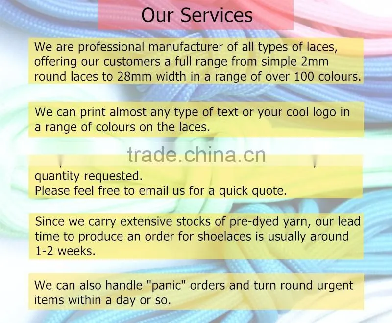 Glowing In The Dark Shoelaces for Running~Round Illuminant Shoe Laces For Sneaker In The Dark~eBay/Amazon Supplier~Accept Custom