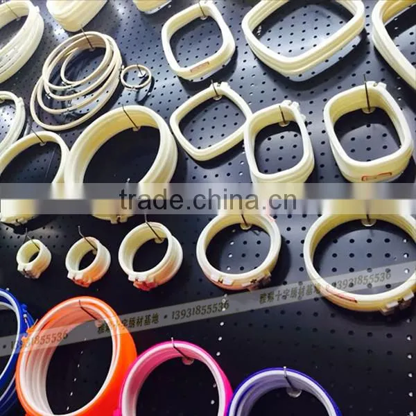 hand plastic cross stitch hoop small rectangle ring embroidery hoops