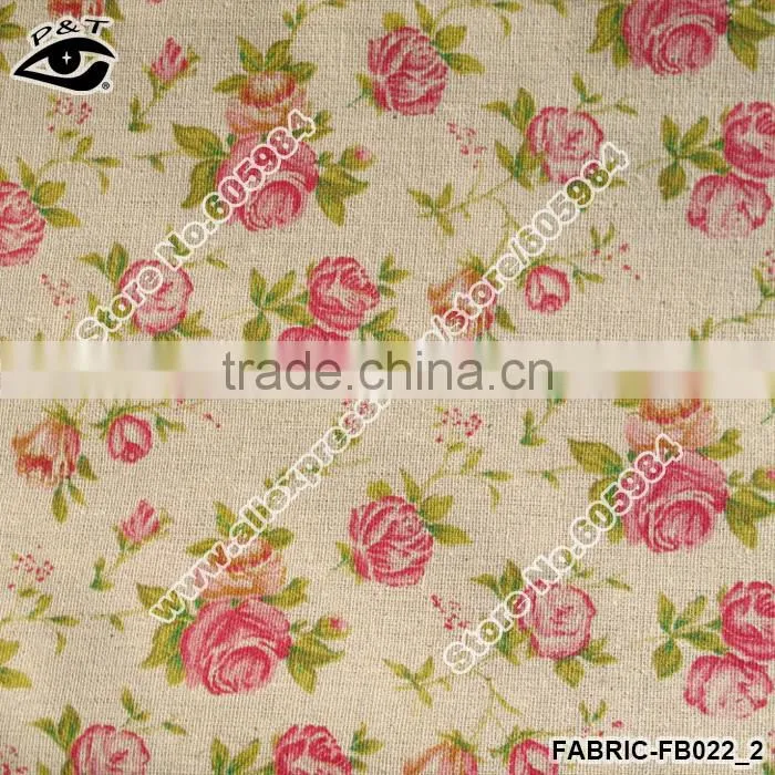 Math Equation Coffee Color Printed Linen Fabrics