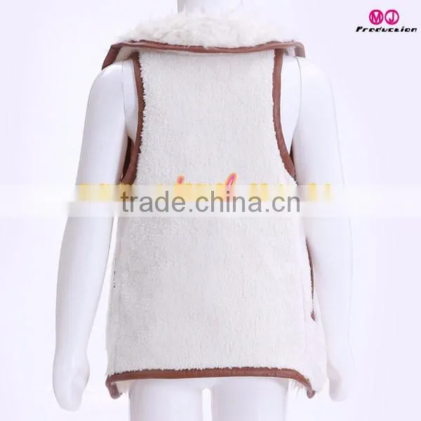 Wholesale sherpa baby fur vest