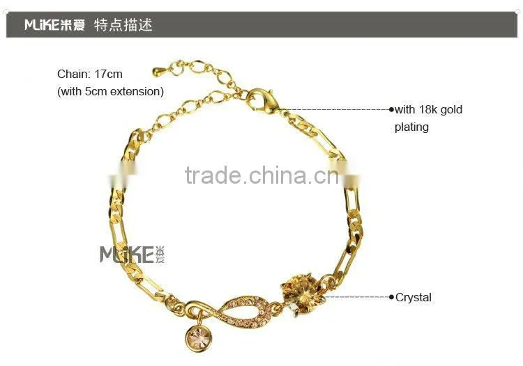 925 silver bracelet with Crystal M3009