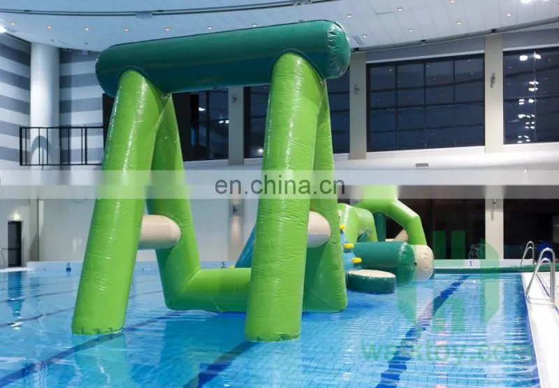 HI crazy pool games giant inflatable water park slides for sale