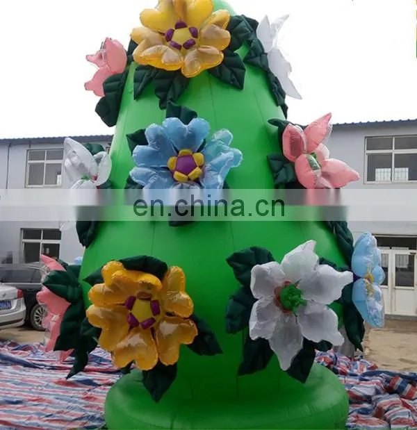 hot sale yard decoration inflatable flower