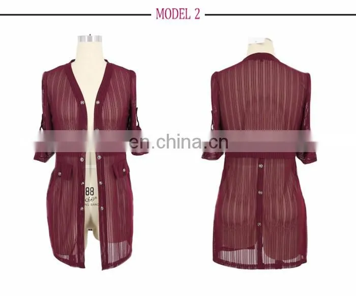 European Design Summer Long Solid Cardigan Roll Up Sleeve With the Vest Printed Dress Women's Set Suit Dress
