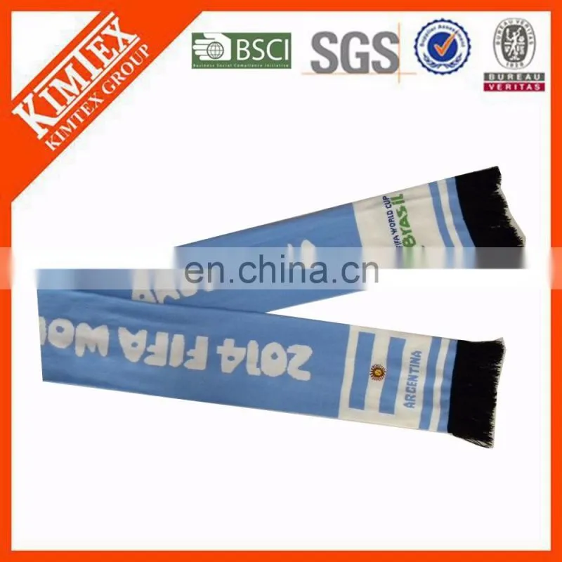 Promotional wintr knit acrylic scarf