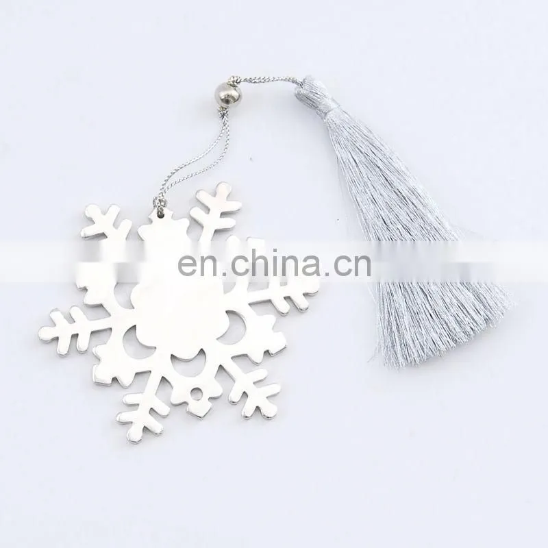 Round Special Metal Bookmark with tassel: