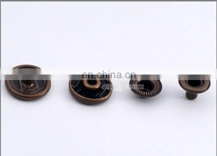 Spring Metal Snap Buttons With Any Logo Customized BM10162