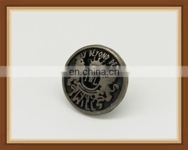 wholesale button, oxidized zinc alloy buttons for garment