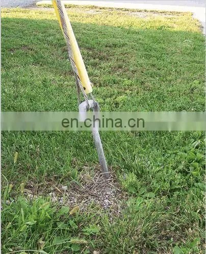 Hot Dip Galvanized Threaded Forged-Eye Anchor Rods