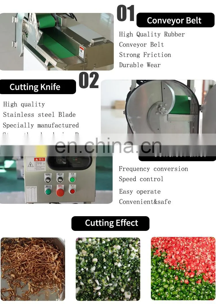 automatic Cabbage green onion vegetable cutter spinach lettuce fruit cutting machine for sale