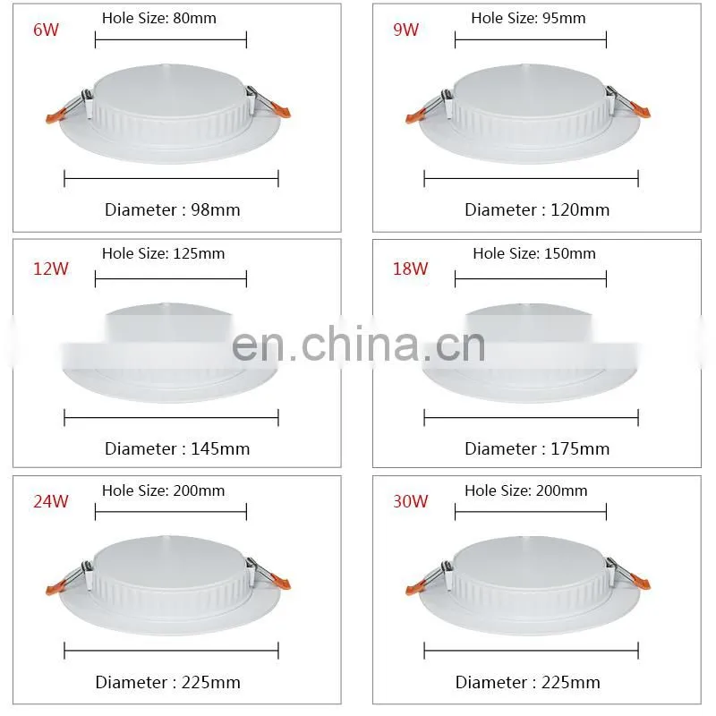 Anern china manufacturer 24w led ceiling panel light indoor