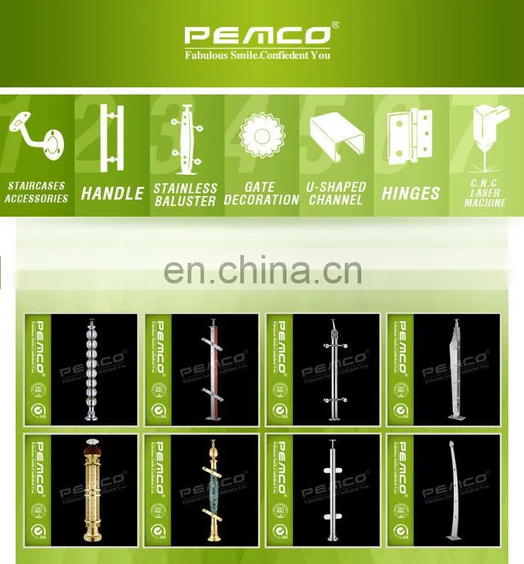 Hot sale SS 304 square post for staircase handrail/handrail fitting