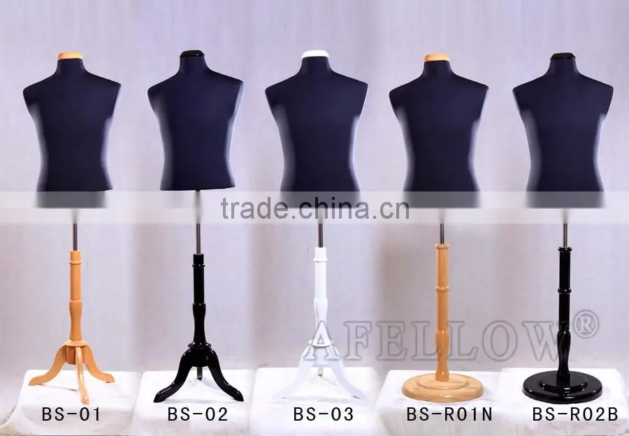 adjustable male mannequin upper body dummy half body men mannequin M0017-MB