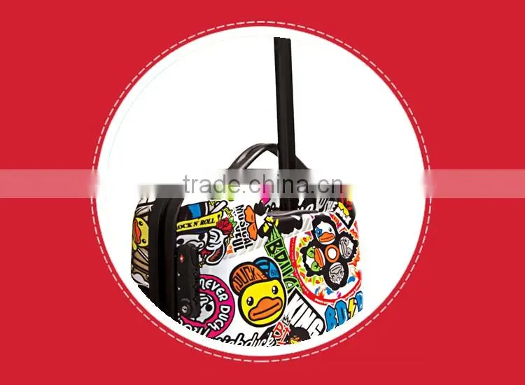 China factory made hard luggage suitcases cute design luggage for women