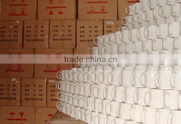 Manufacturer Wholesale 11oz Top Grade Inner Colourful Ceramic Sublimation Mug