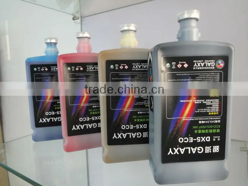 Quick-drying eco solvent ink reliable brand galaxy ink for Phaeton printer