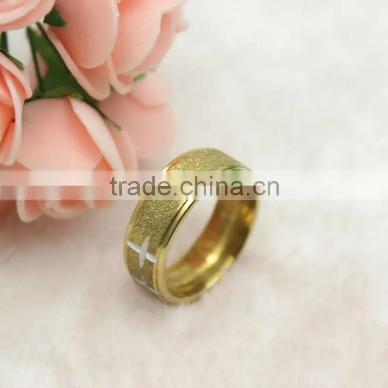 Stainless Steel Cross Ring