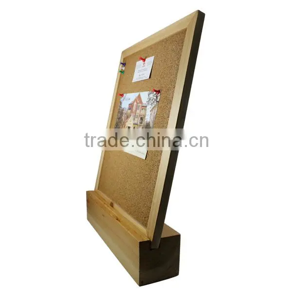Wooden bulletin board / notice board / memo board