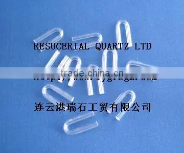U bend quartz tube
