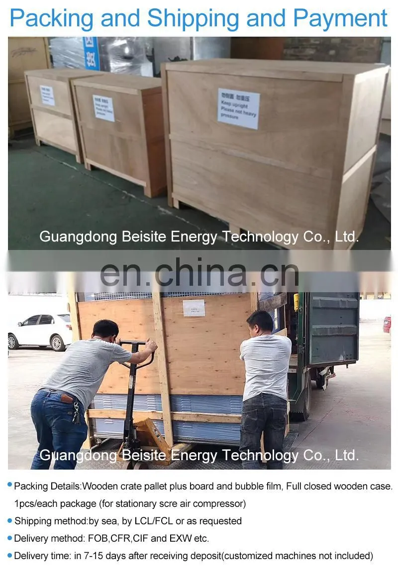 Cheapest Price Combined Screw Air Compressors Prices Integrated Direct Air-compressors Screw Air Compressor