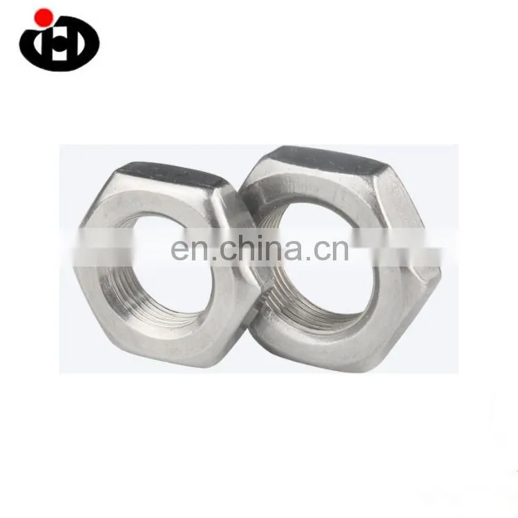 Hexagon thin nuts in stainless steel DIN936 with high quality screws