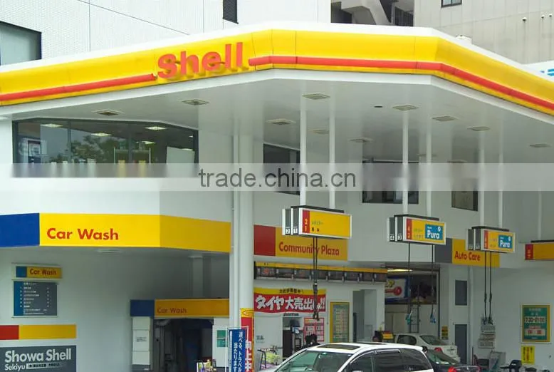 Base price steel fabrication fuel filling station