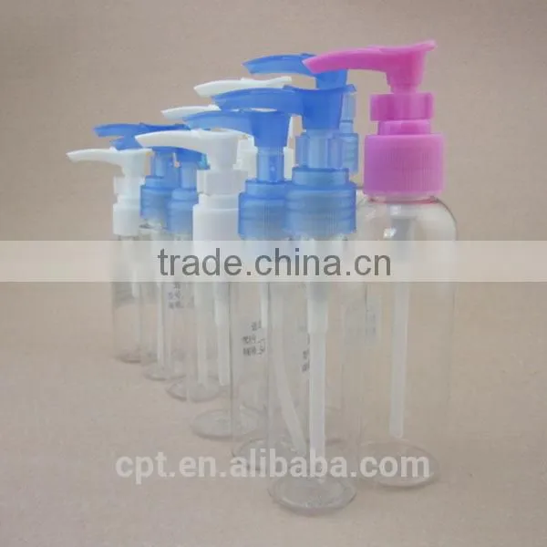 100% new material 60ml sample empty lotion bottles with lotion pump