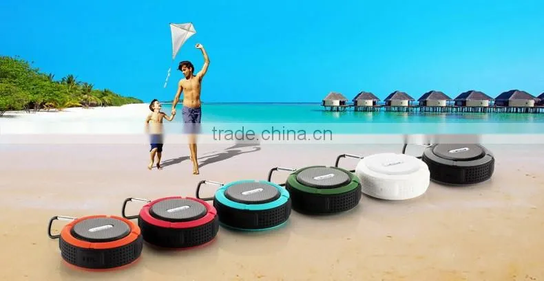 My vision Portable Wireless Bluetooth Speaker C6 Waterproof With One Year Warranty 2016 New Products