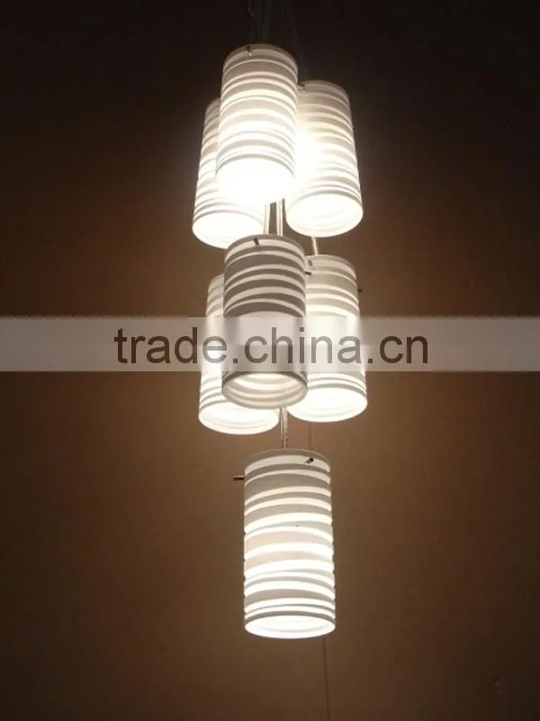 Hot sell glass pendant chandelier light /pendant lamp PGN100064