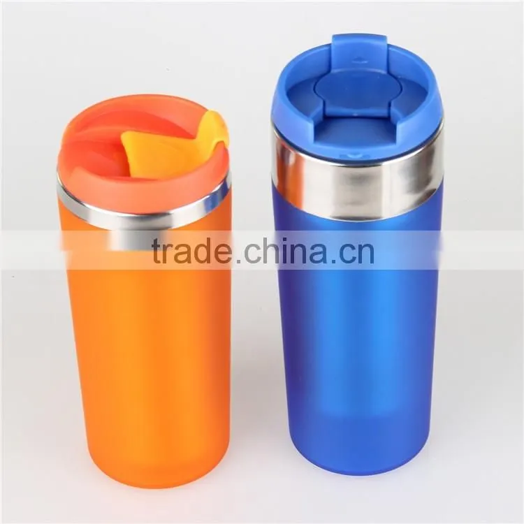 new design FOR YOU double wall steal inner AS outer travel mug